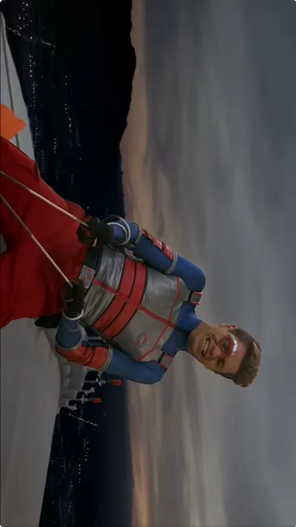 ai character: Kid danger background