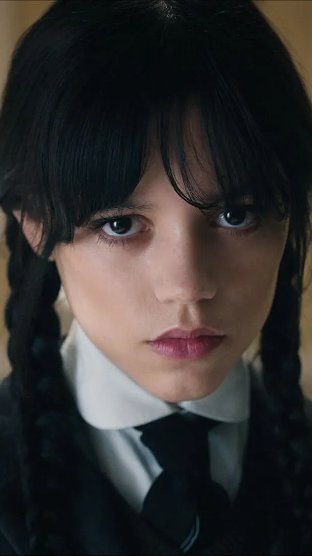 ai character: Wednesday Addams background