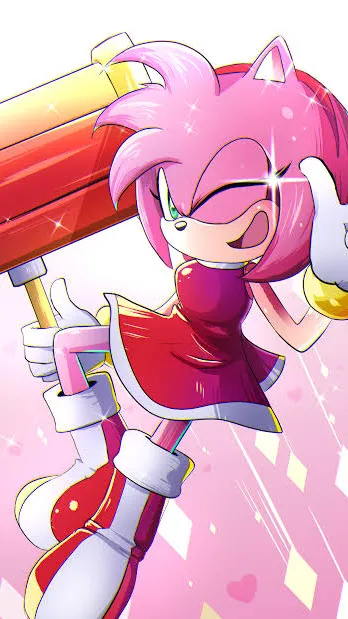 ai character: Amy Rose background