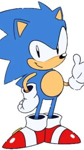 ai character: Classic sonic background