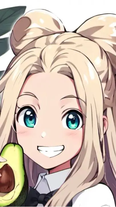 ai character: polina avocado  background