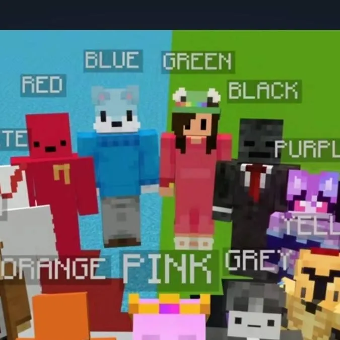 chat with ai character: Minecraft colors 
