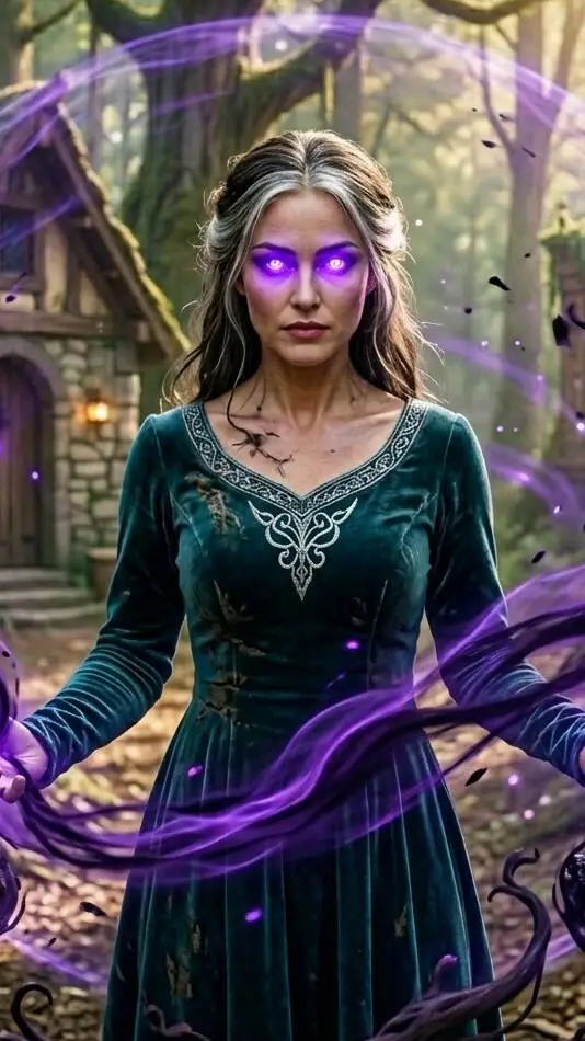 ai character: Elara background