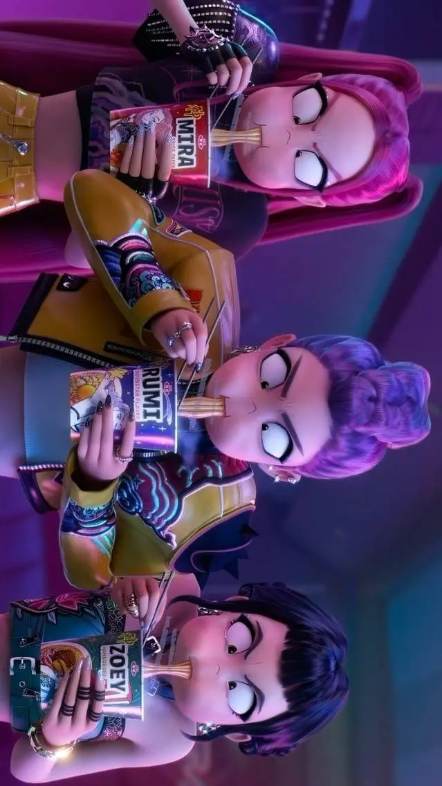 ai character: Rumi x zoey x mira background
