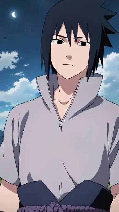 ai character: Sasuke  background