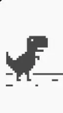 ai character: Dino chrome 🦖 background