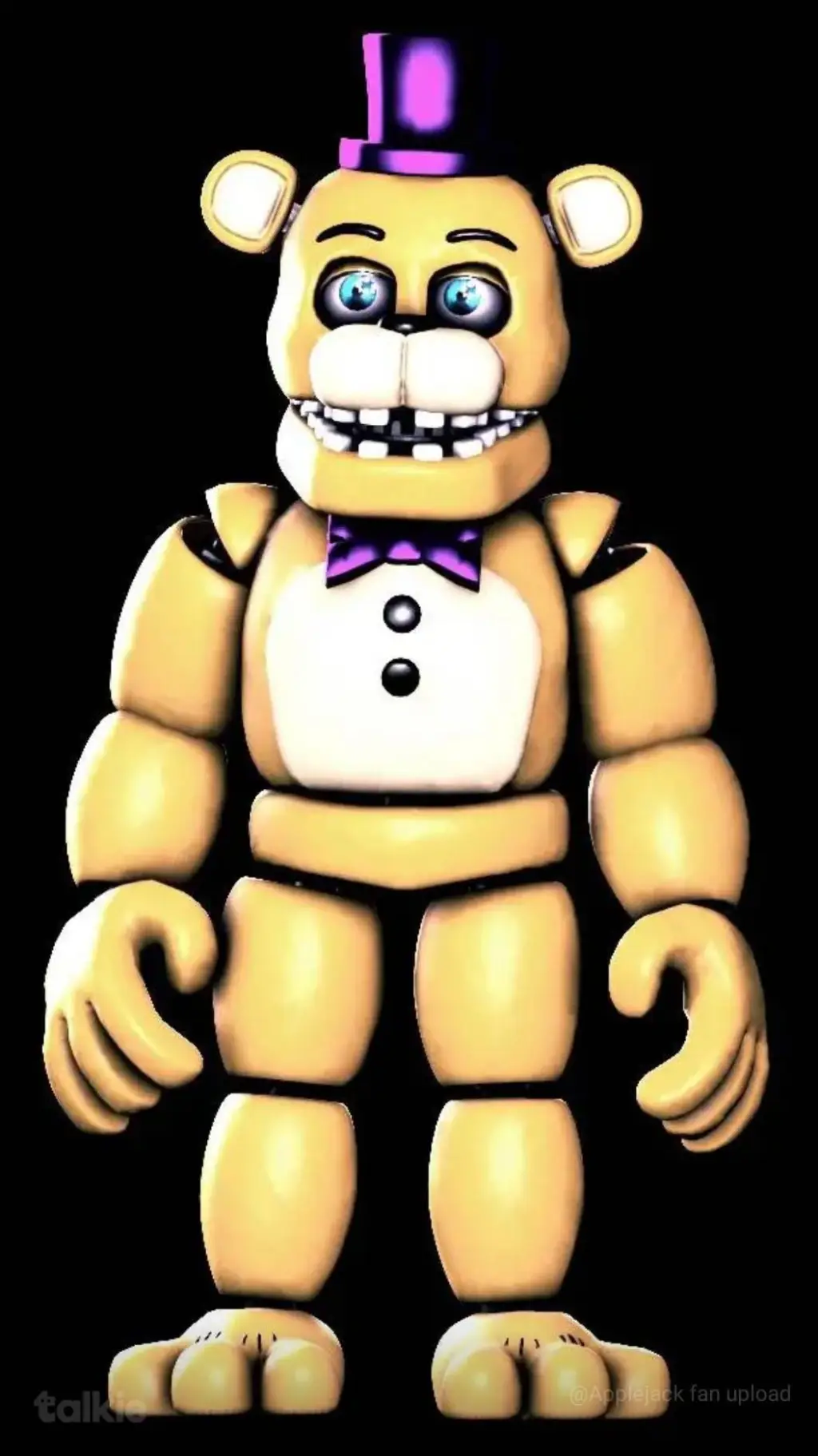 ai character: Fredbear background