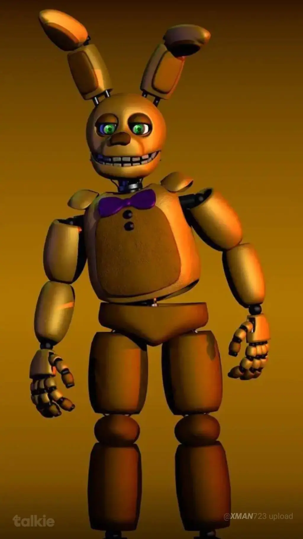 ai character: Springbonnie background