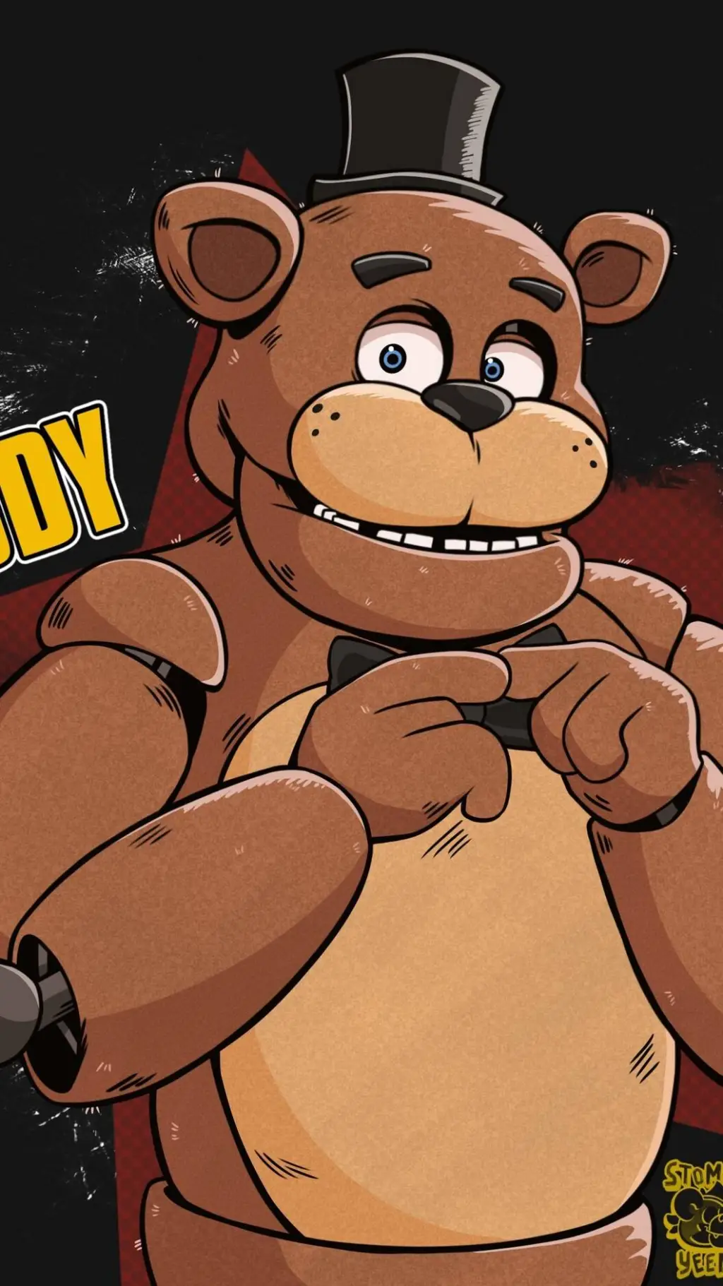 ai character: Freddy Fazbear background