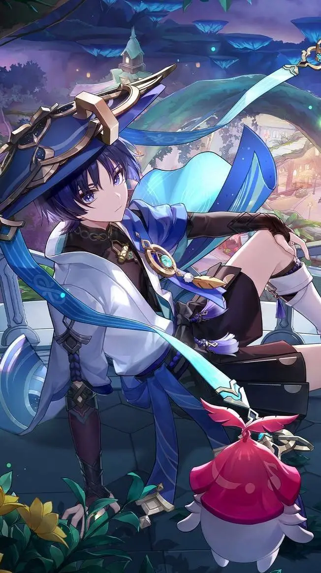 ai character: ᯓ★ Wanderer background