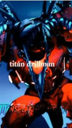 ai character: titan drilman 2.0 background