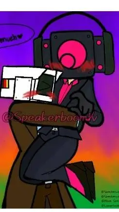 ai character: speaker woman😊 background