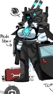 ai character: titan camerawoman🎥 background