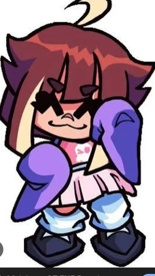 ai character: QT hermana  background
