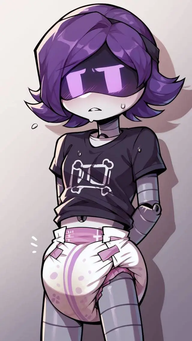 ai character: diapered uzi background