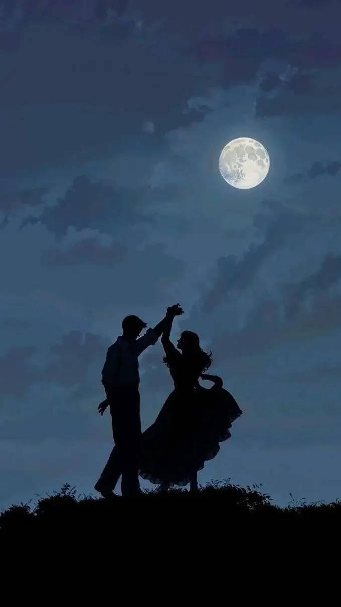 ai character: Luna llena background