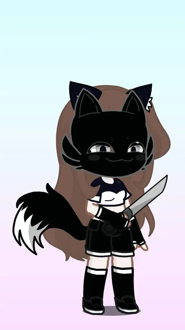ai character: one of my oc's :3 background