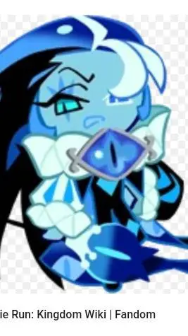 ai character: shadow milk cookie background