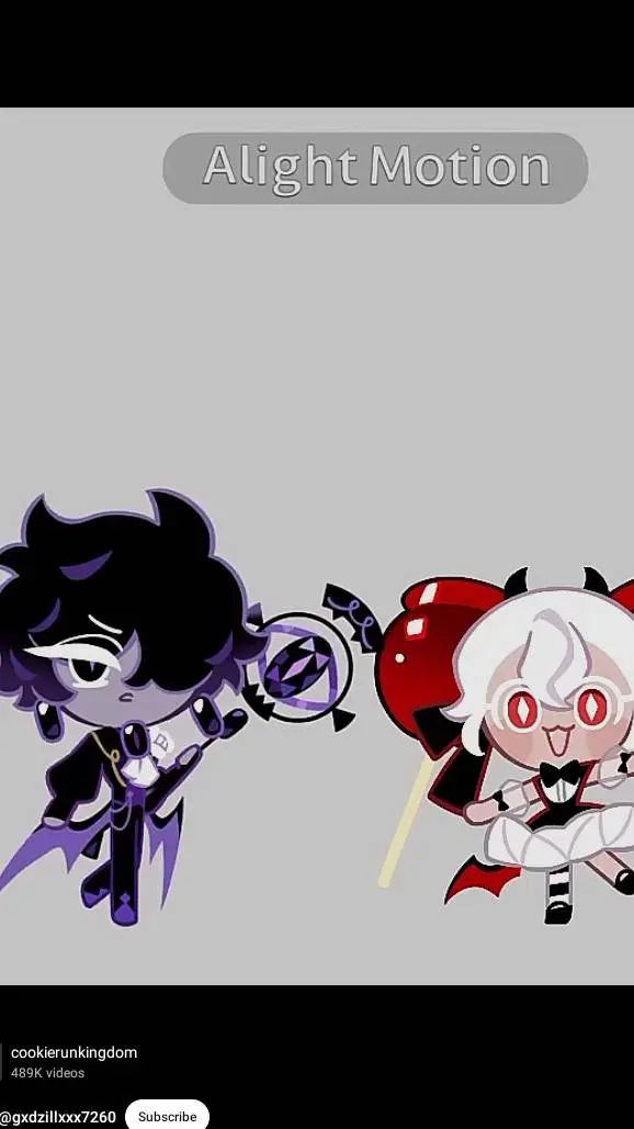 ai character: CRK 🖤❤️ background