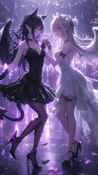 ai character: аня и анна background