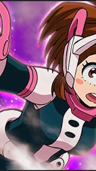 ai character: ochako ururaka! background