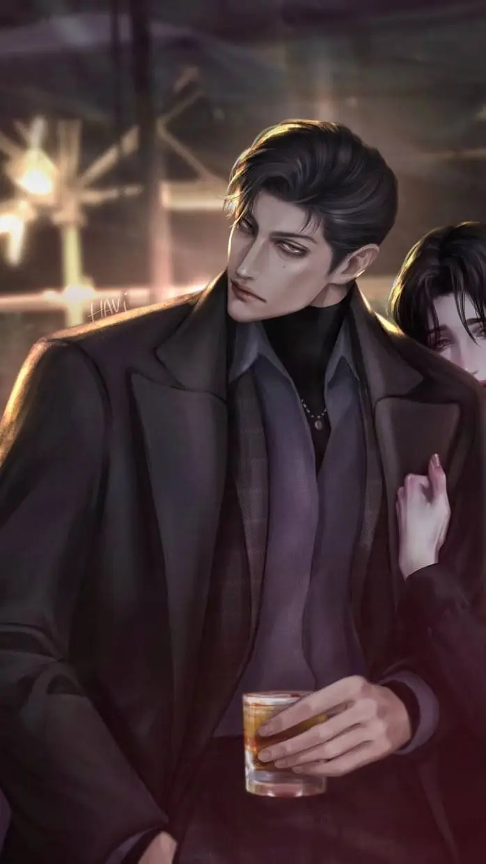 ai character: [𝐌𝐚𝐯𝐞𝐫𝐢𝐜𝐤 🍷] background