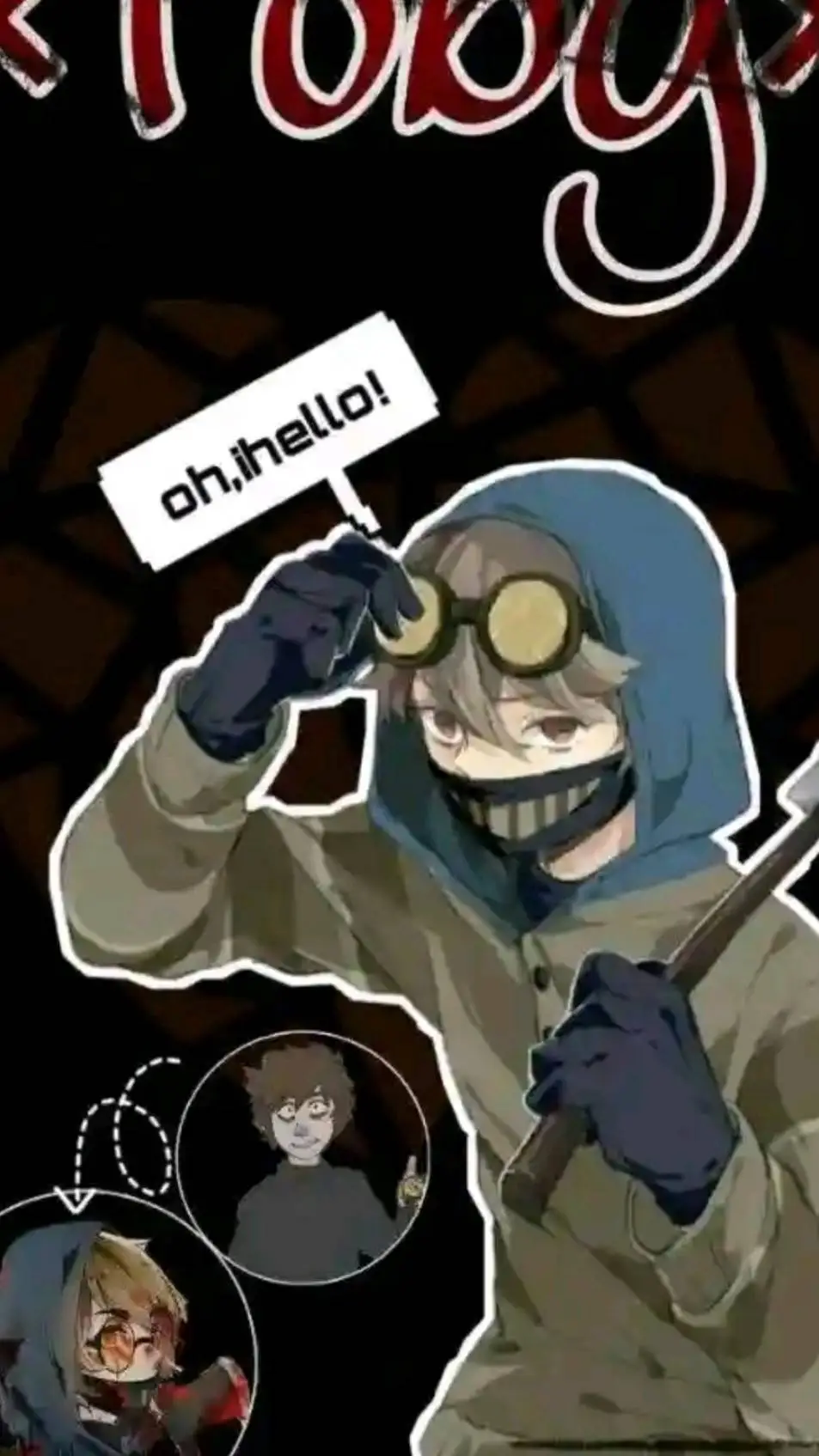 ai character: los Creepypastas  background