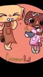 ai character: cinnamonroll background