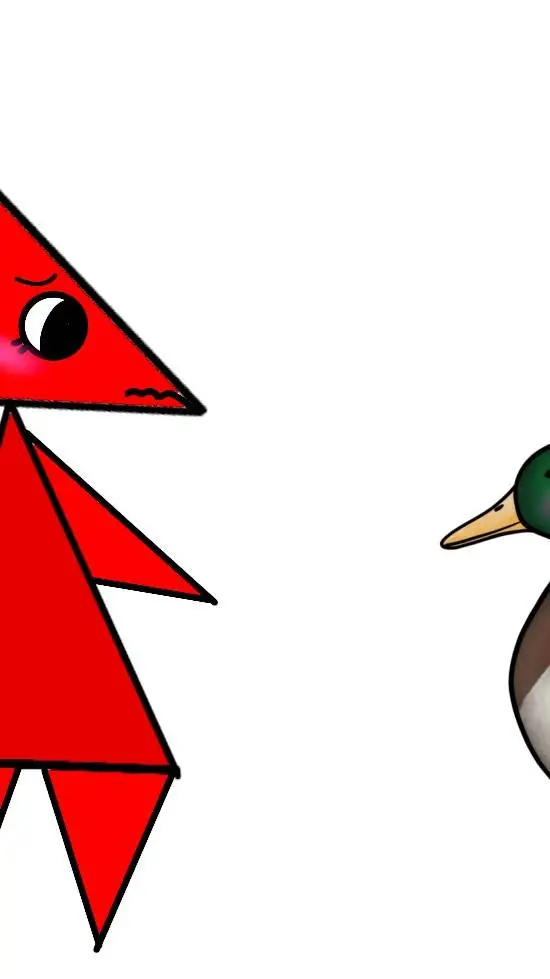 ai character: duckknife background