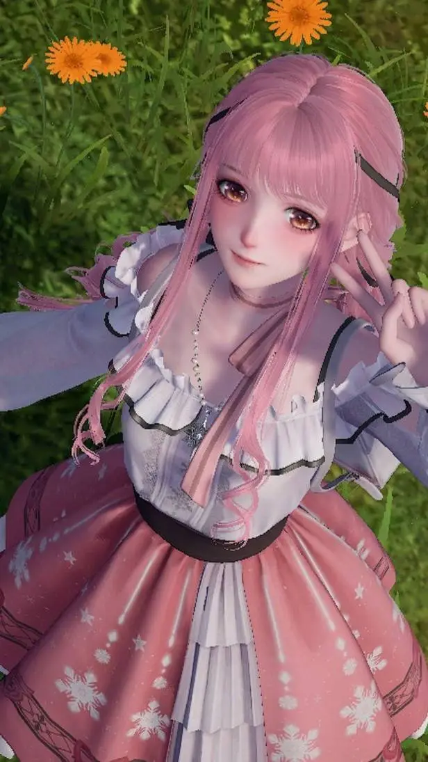 ai character: Infinity nikki background