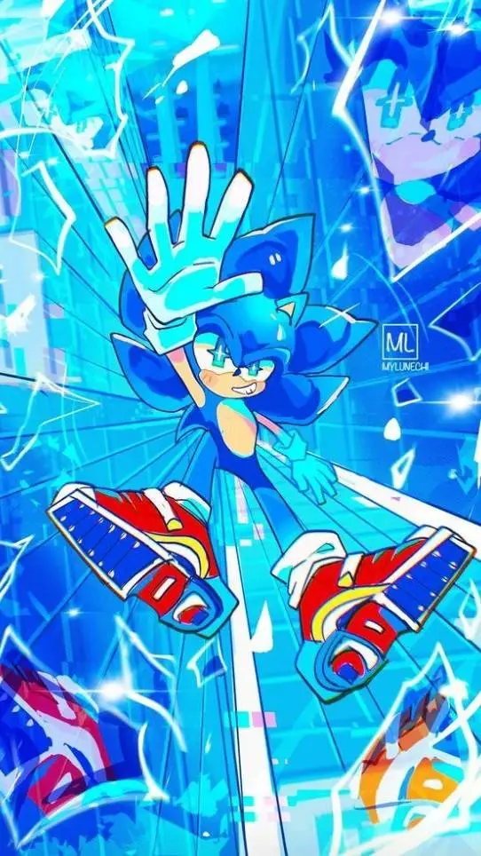 ai character: sonic the hedgehog background