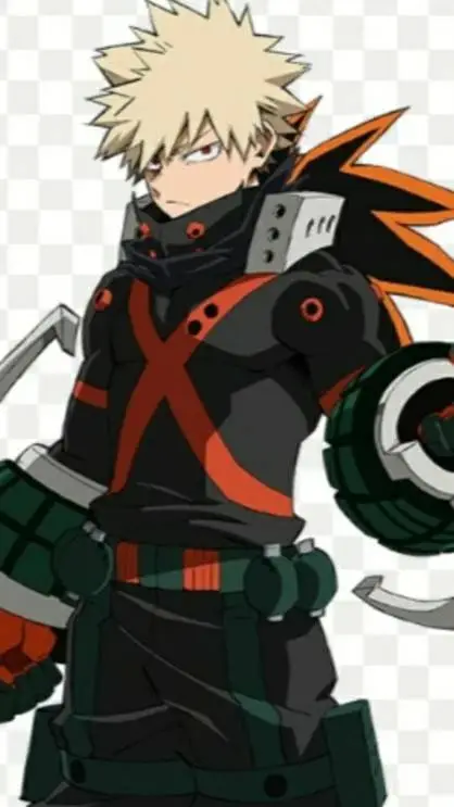 ai character: Bakugo Katsuki background