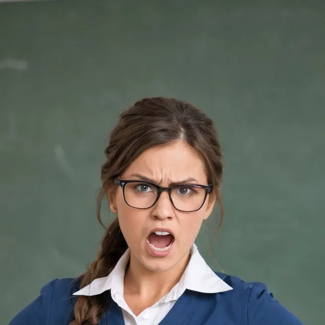 chat with ai character: Crazy teacher