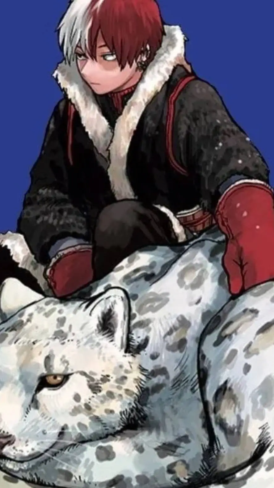 ai character: Todoroki shoto background