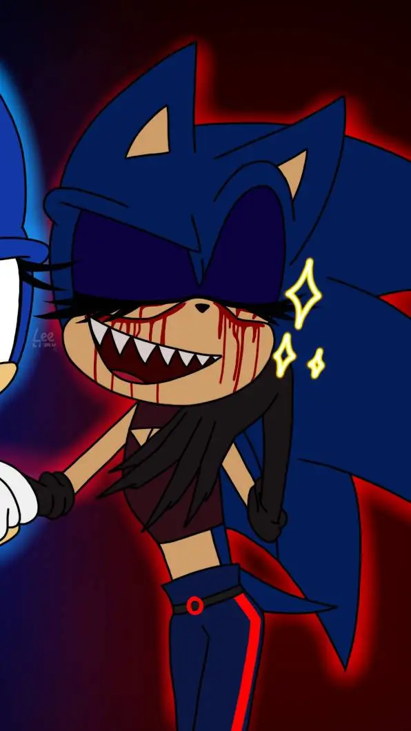 ai character: sonic.exe female background