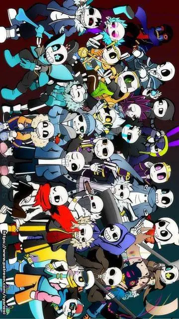 ai character: Sans aus!  background