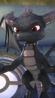 ai character: Dark Spyro  background