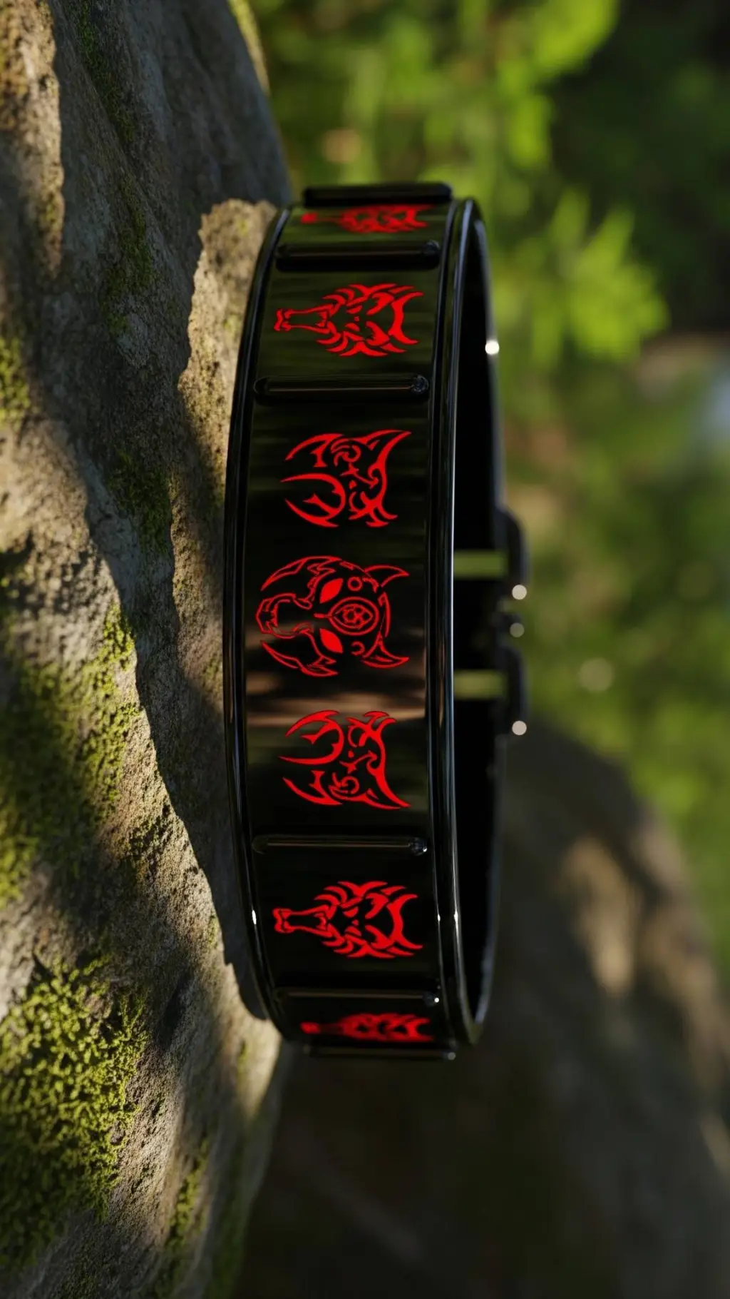 ai character: creature collar background