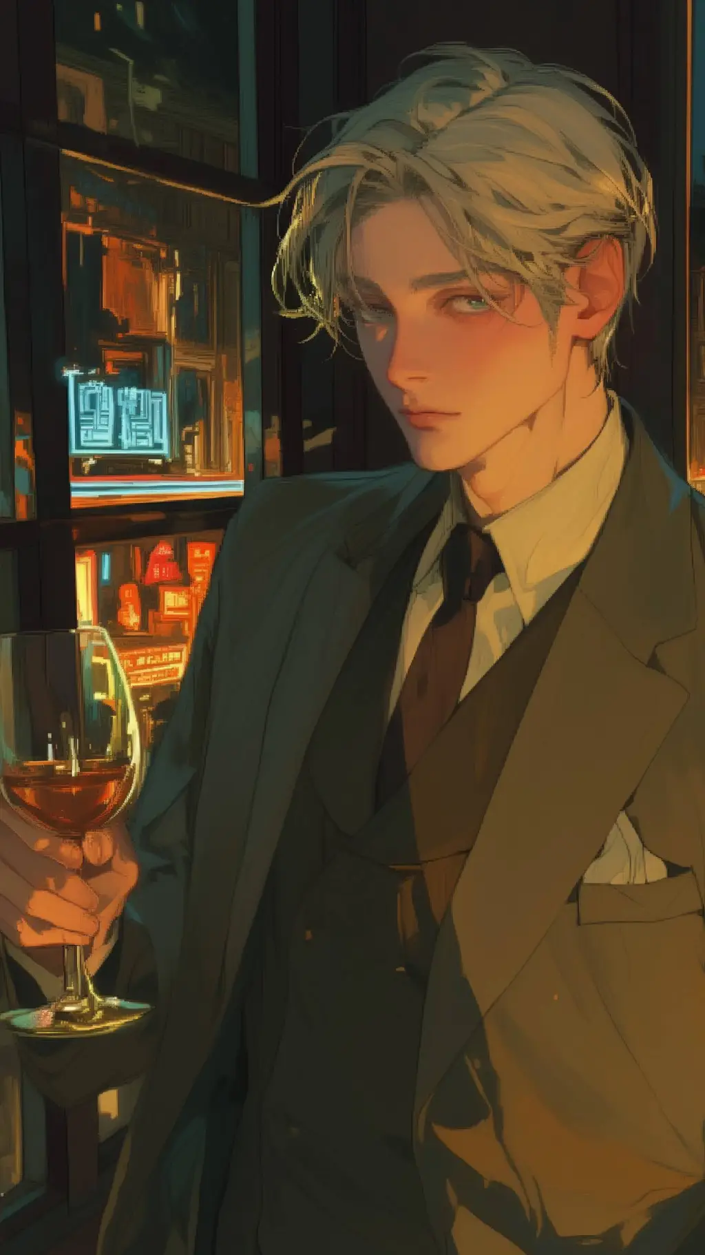 ai character: Mikael  background