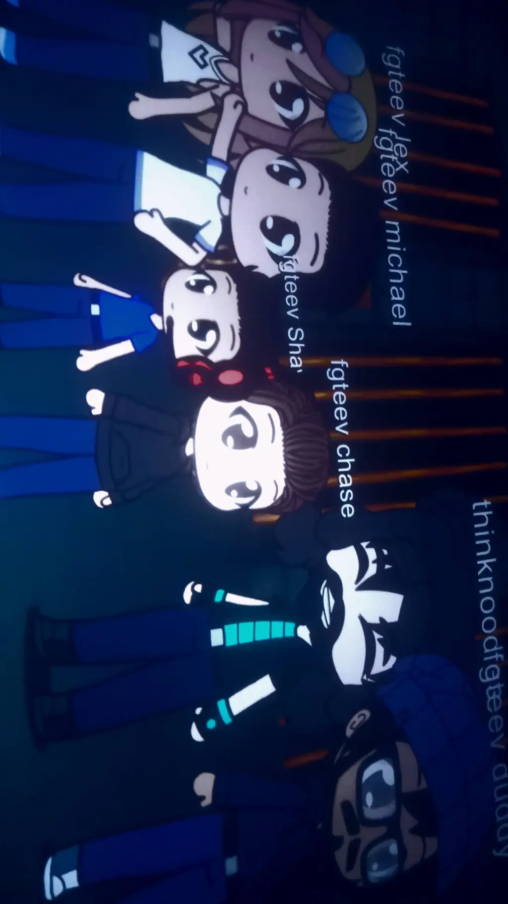 ai character: YouTubers 2 background