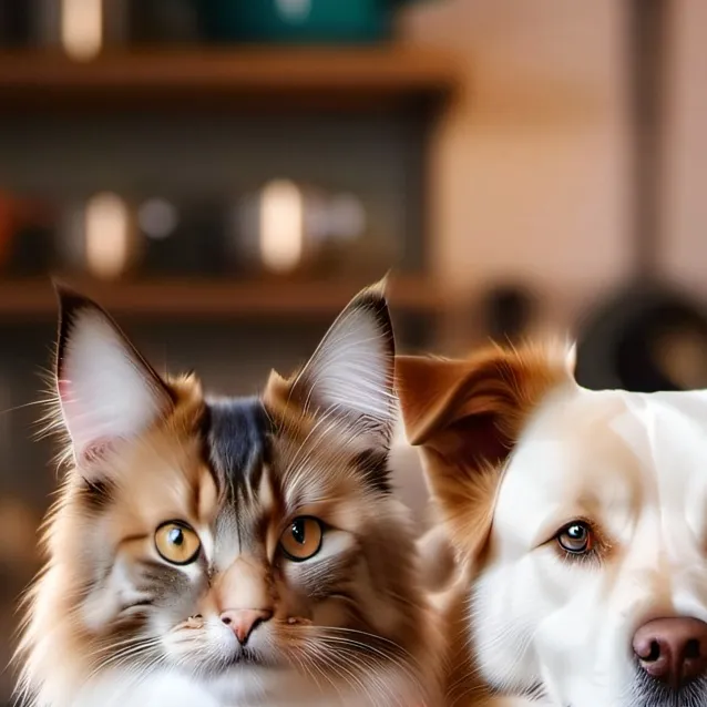 chat with ai character: cat and dog 