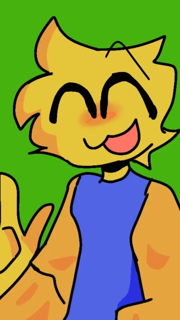 ai character: ☆💛Noob🩵☆ background