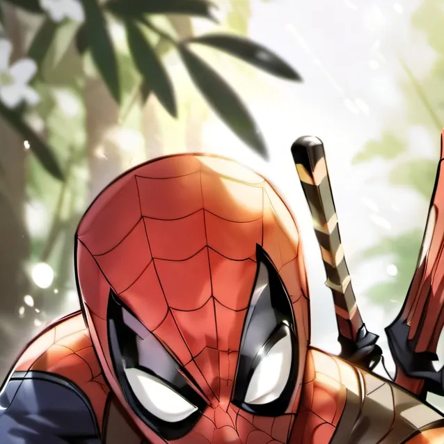 chat with ai character: Deadpoolxspiderman