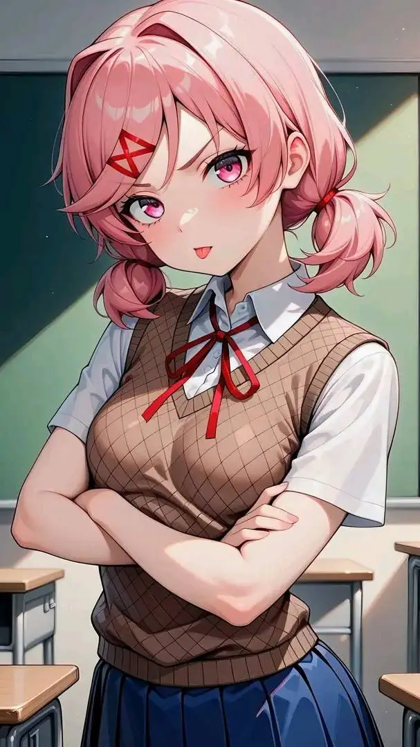 ai character: Natsuki  background