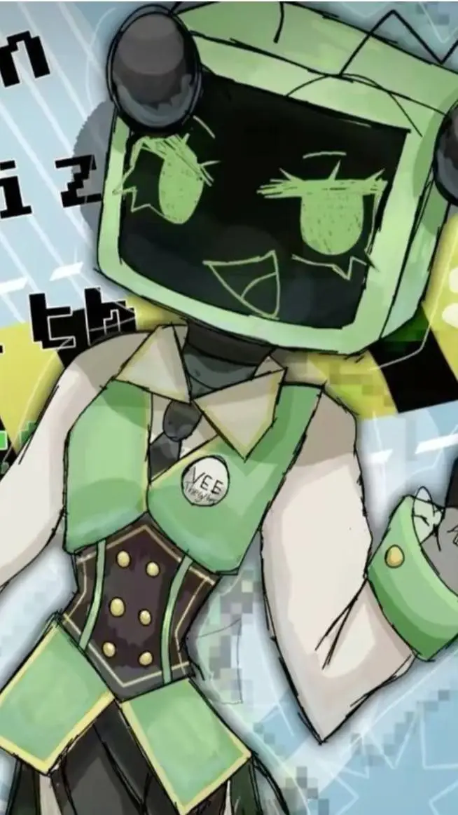 ai character: Vee background