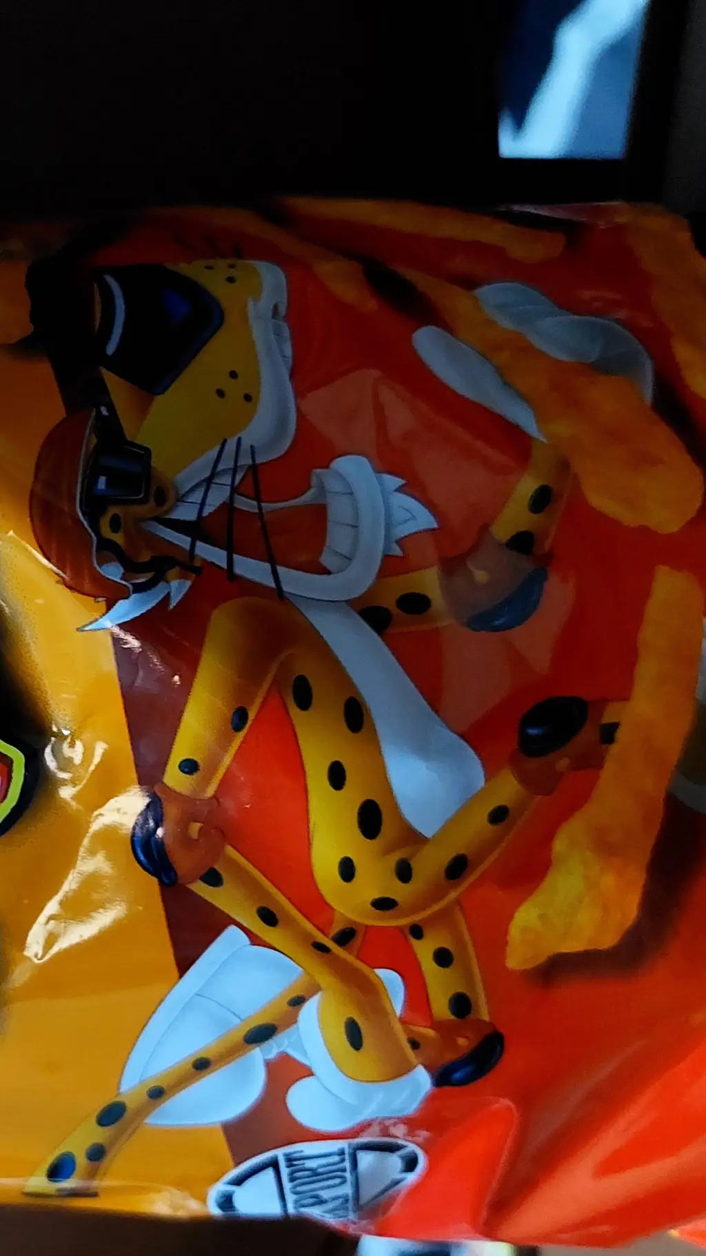 ai character: cheetos background