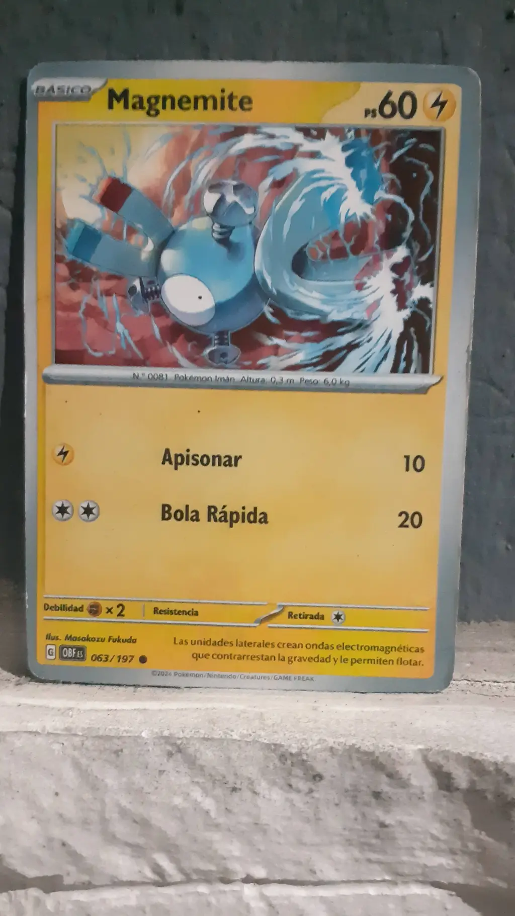 ai character: magnemite background
