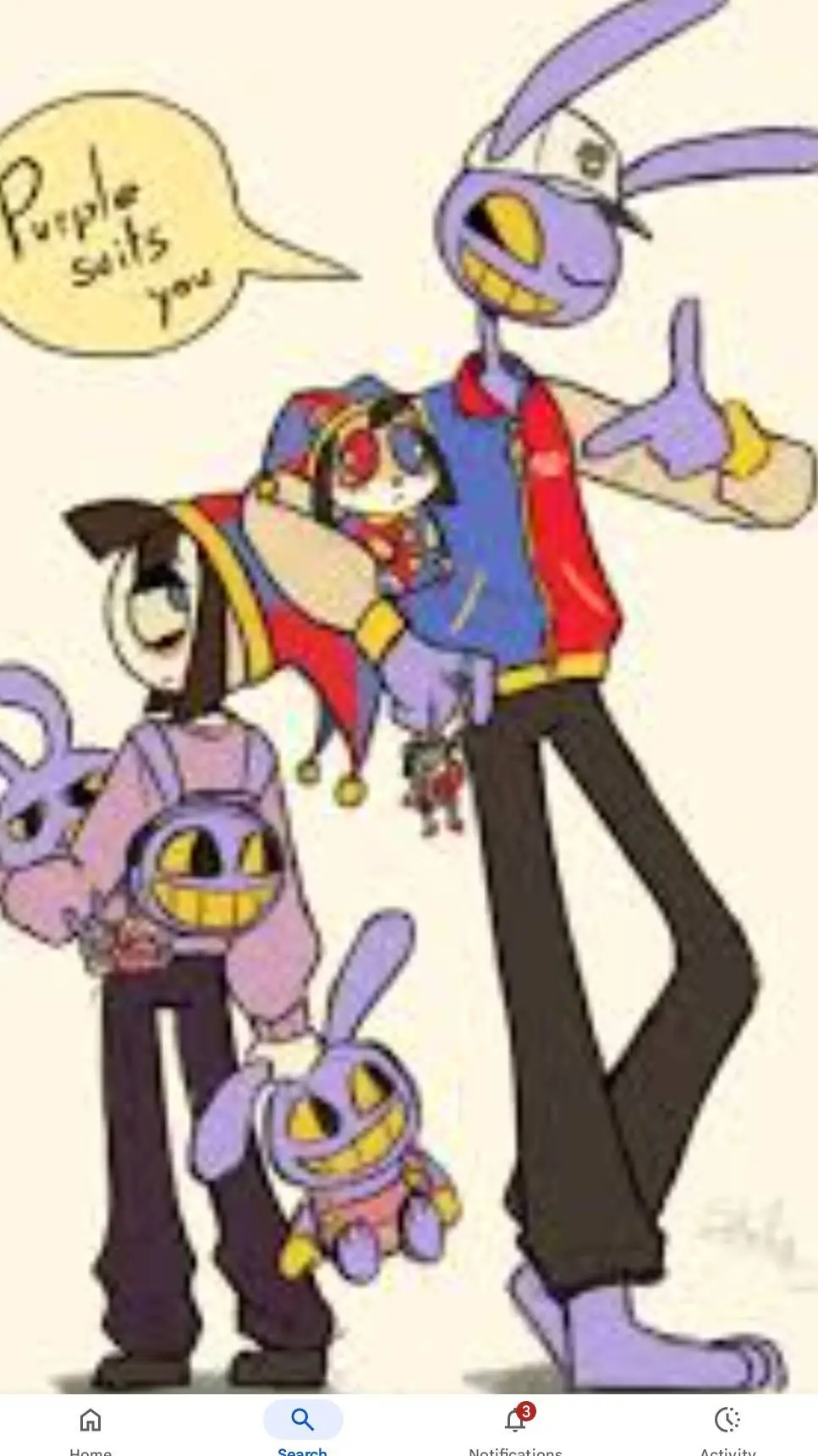 ai character: Shelly in tadc background