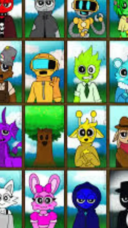 ai character: sprunki borrachos background
