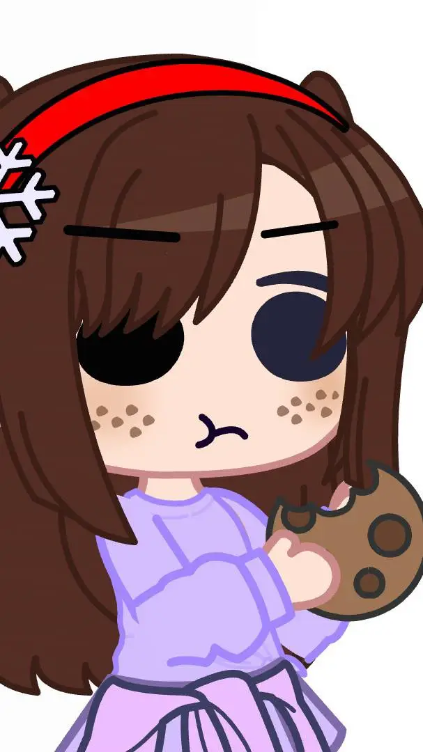 ai character: cookie background
